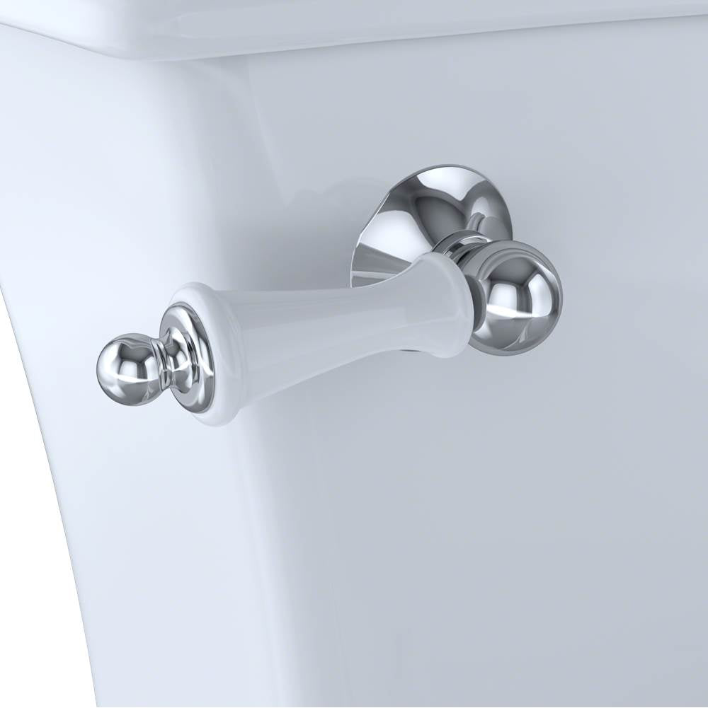 Toto Eco Clayton Two-Piece Elongated 1.28 Gpf Universal Height Toilet, Cotton White