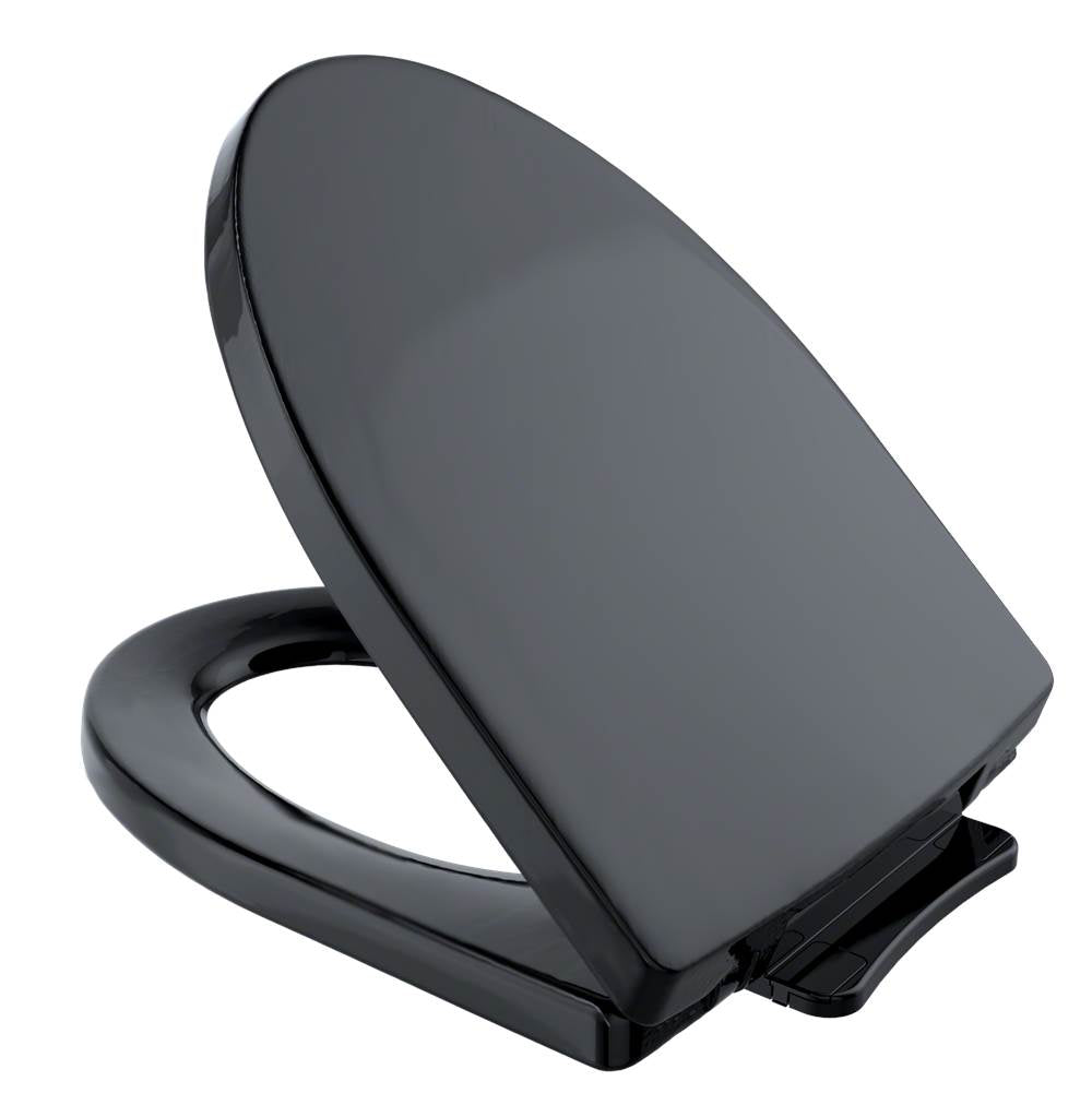 TOTO - TOTO Soir1/2e SoftClose Slow Close Elongated Toilet Seat and Lid, Ebony - Ebony