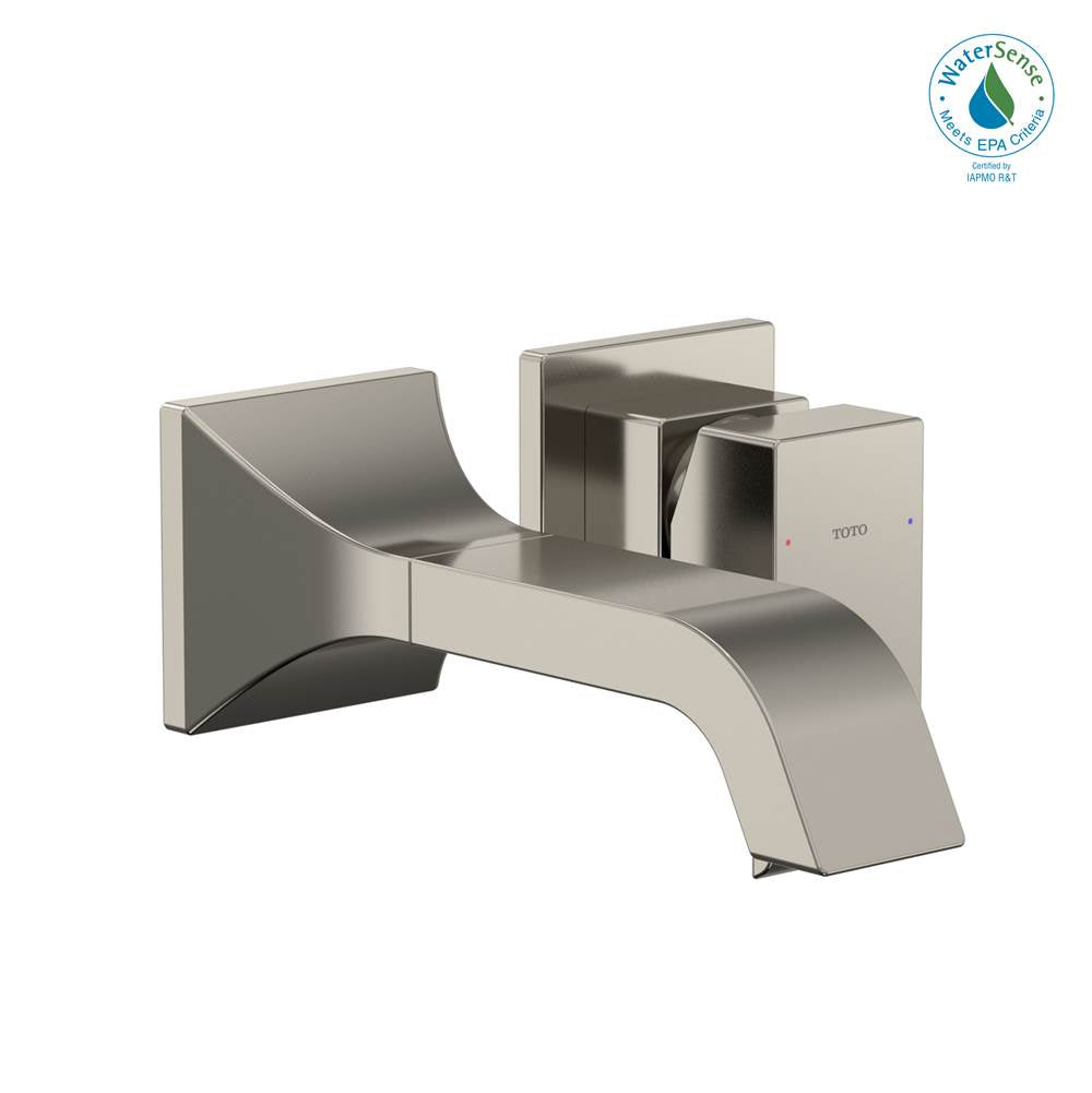 TOTO - Toto Gc 1.2 Gpm Wall-Mount Single-Handle Bathroom Faucet With Comfort Glide Technology, Polished Nickel - Polished Nickel