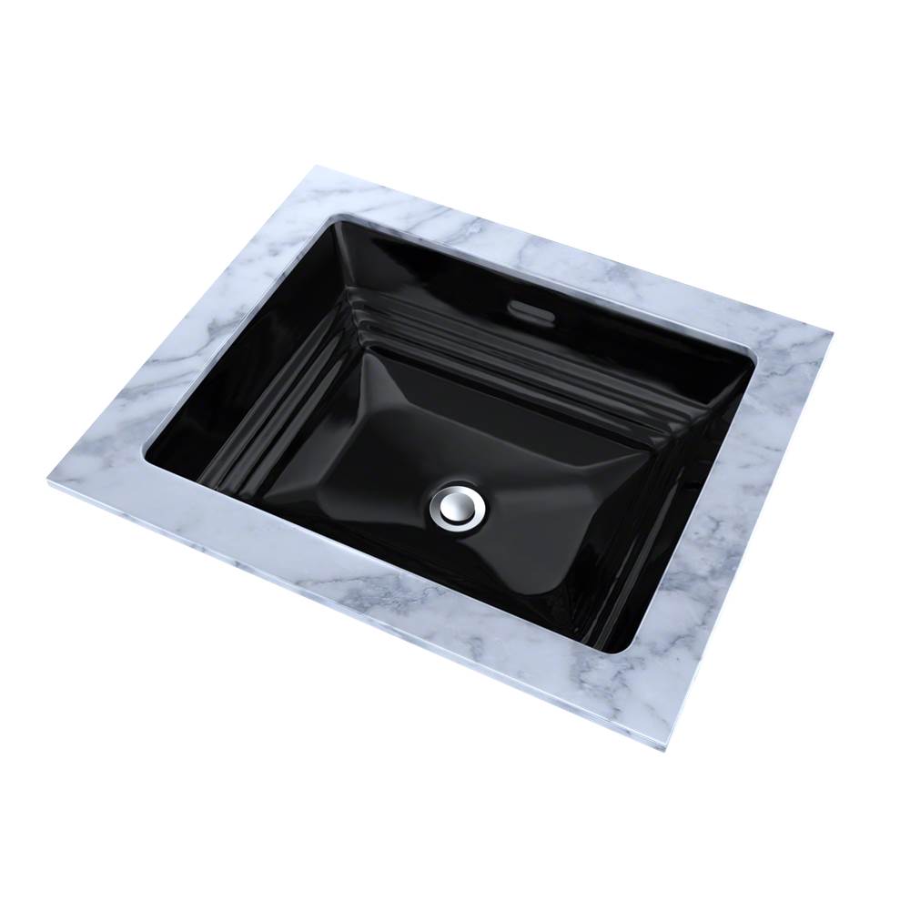 Toto Promenade Rectangular Undermount Bathroom Sink, Cotton White