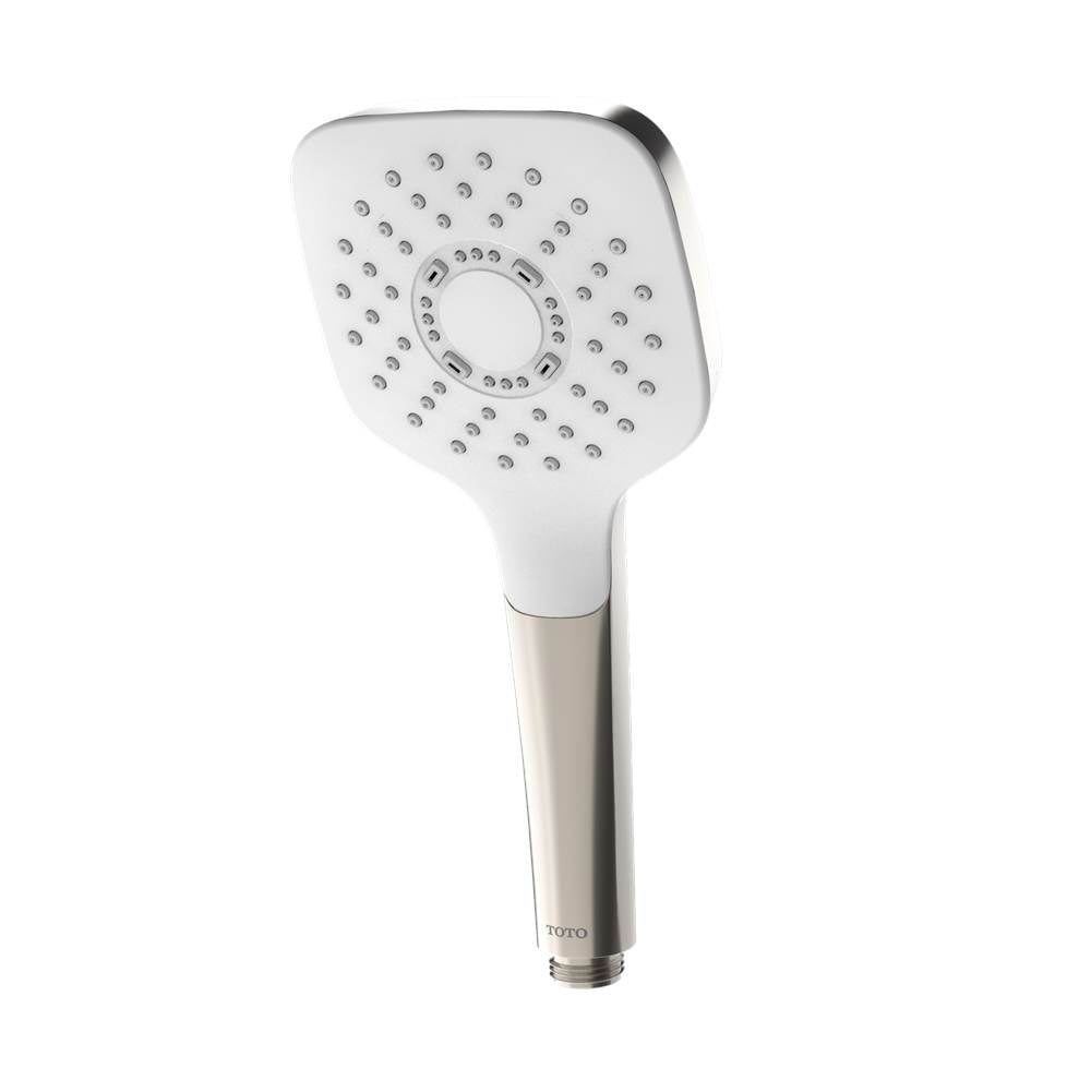 TOTO - Toto G Series 1.75 Gpm Single Spray 4 Inch Square Handshower With Comfort Wave Technology, Polished Nickel - Polished Nickel