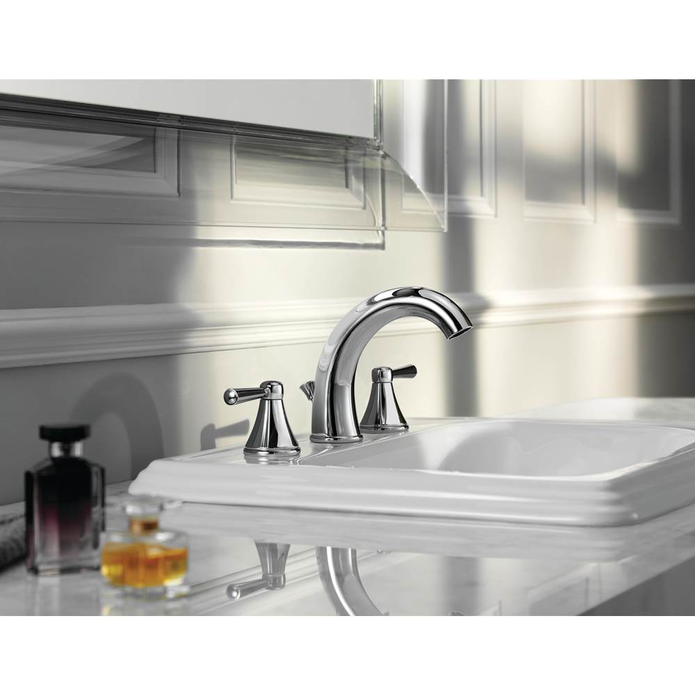 Toto SilasE Two Handle Widespread 1.2 Gpm Bathroom Sink Faucet, Polished Chrome