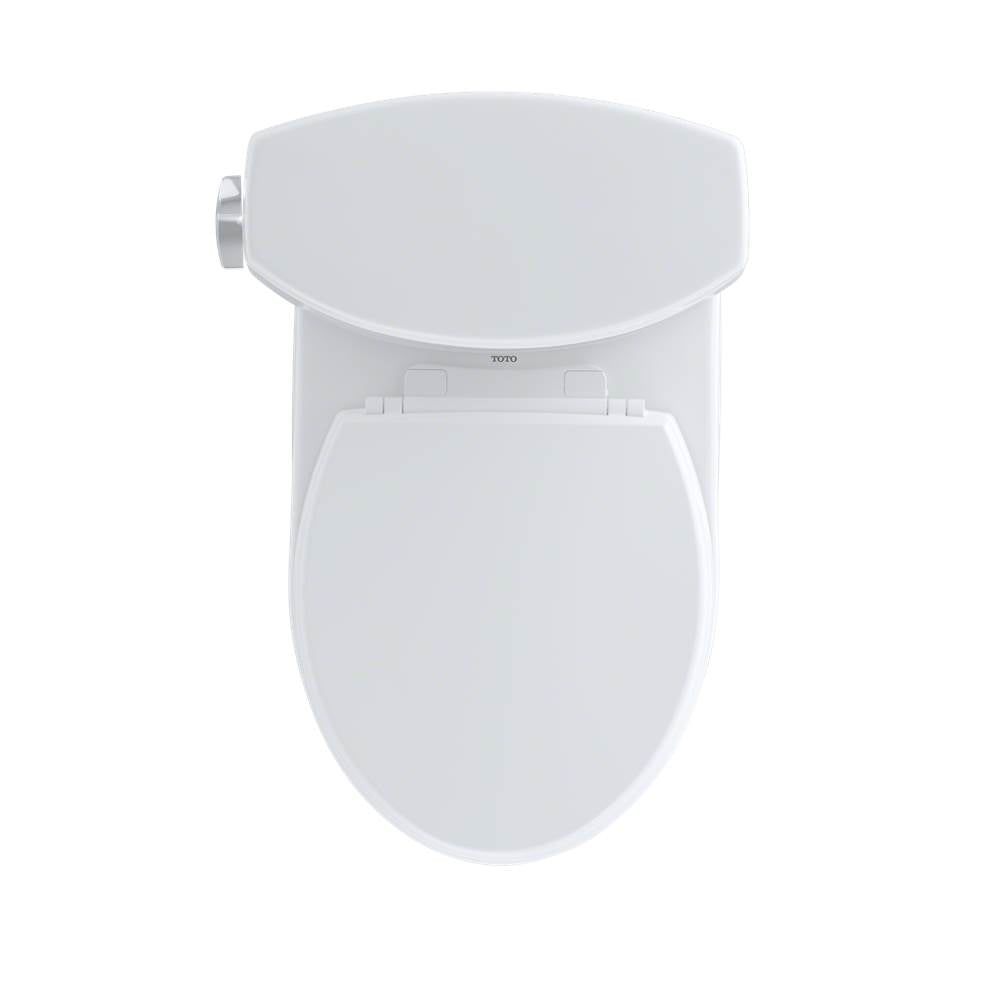 Toto Drake II Two-Piece Round 1.28 Gpf Universal Height Toilet With Cefiontect, Cotton White