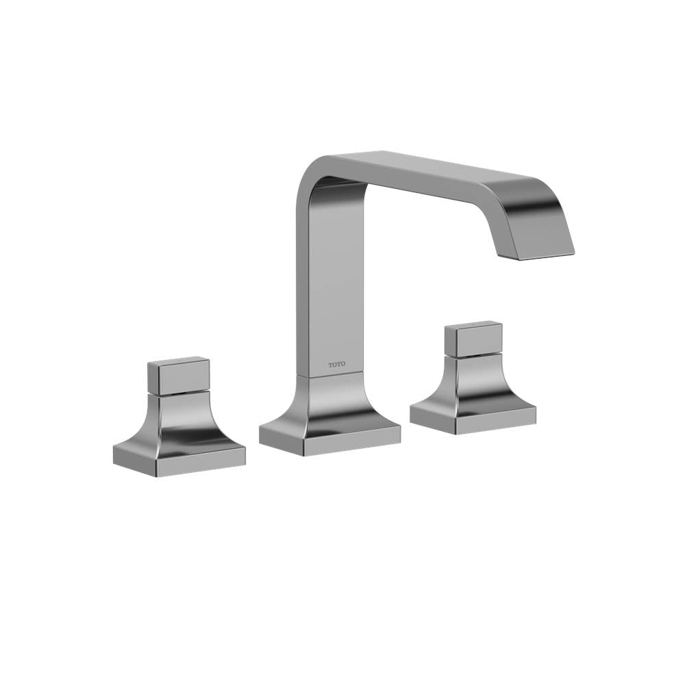TOTO - Toto Gc Two-Handle Deck-Mount Roman Tub Filler Trim, Polished Chrome Nickel - Polished Chrome