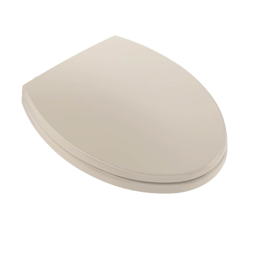 TOTO SoftClose Slow Close Elongated Toilet Seat and Lid, Cotton White