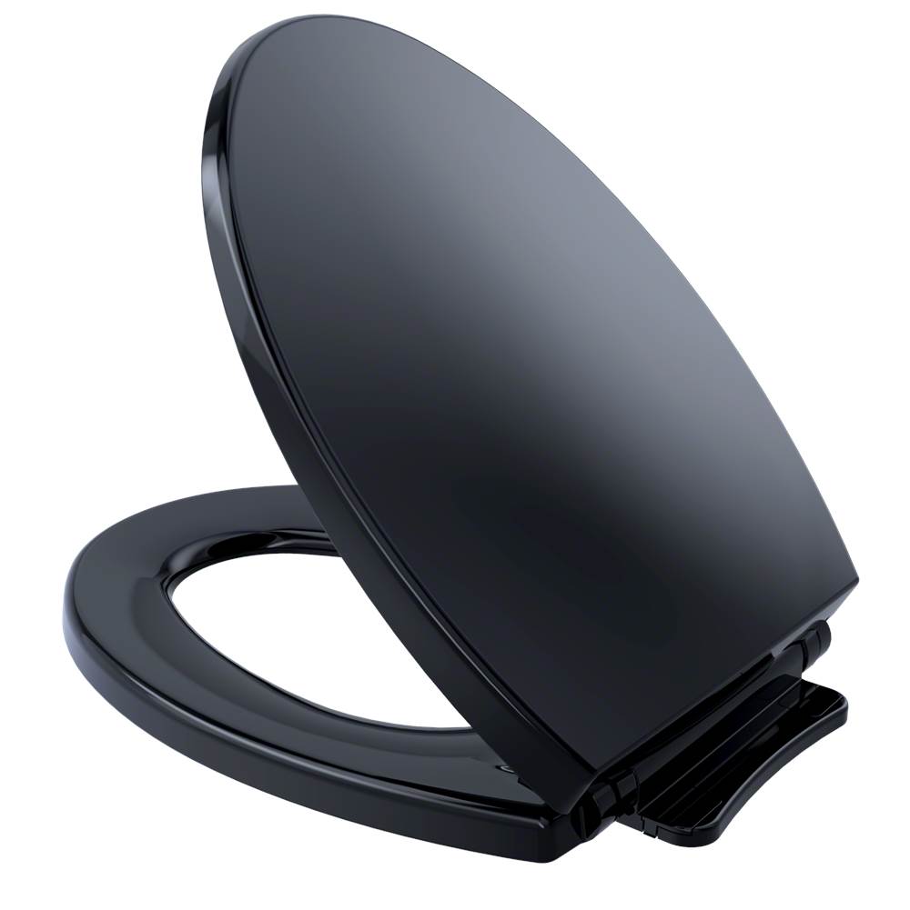 TOTO - TOTO SoftClose Slow Close Elongated Toilet Seat and Lid, Ebony - Ebony