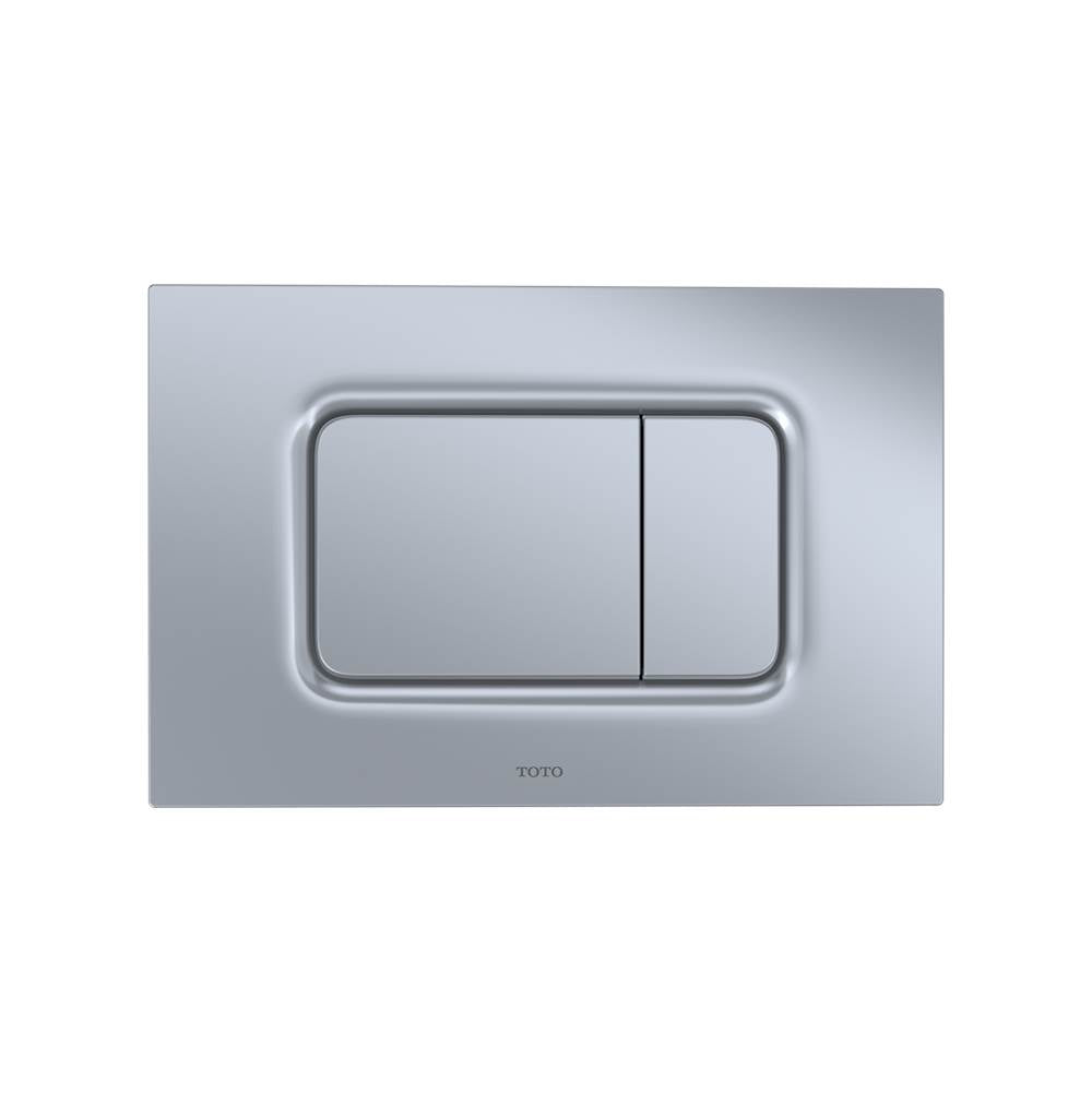 TOTO SP Wall-Hung Square-Shape Toilet and DuoFit In-Wall 1.28 and 0.9 GPF Dual-Flush Tank System with Copper Supply