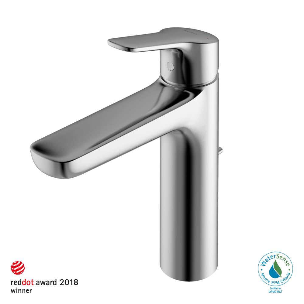 TOTO - Toto Gs Series 1.2 Gpm Single Handle Bathroom Faucet For Semi-Vessel Sink With Comfort Glide Technology And Drain Assembly, Polished Chrome - Polished Chrome