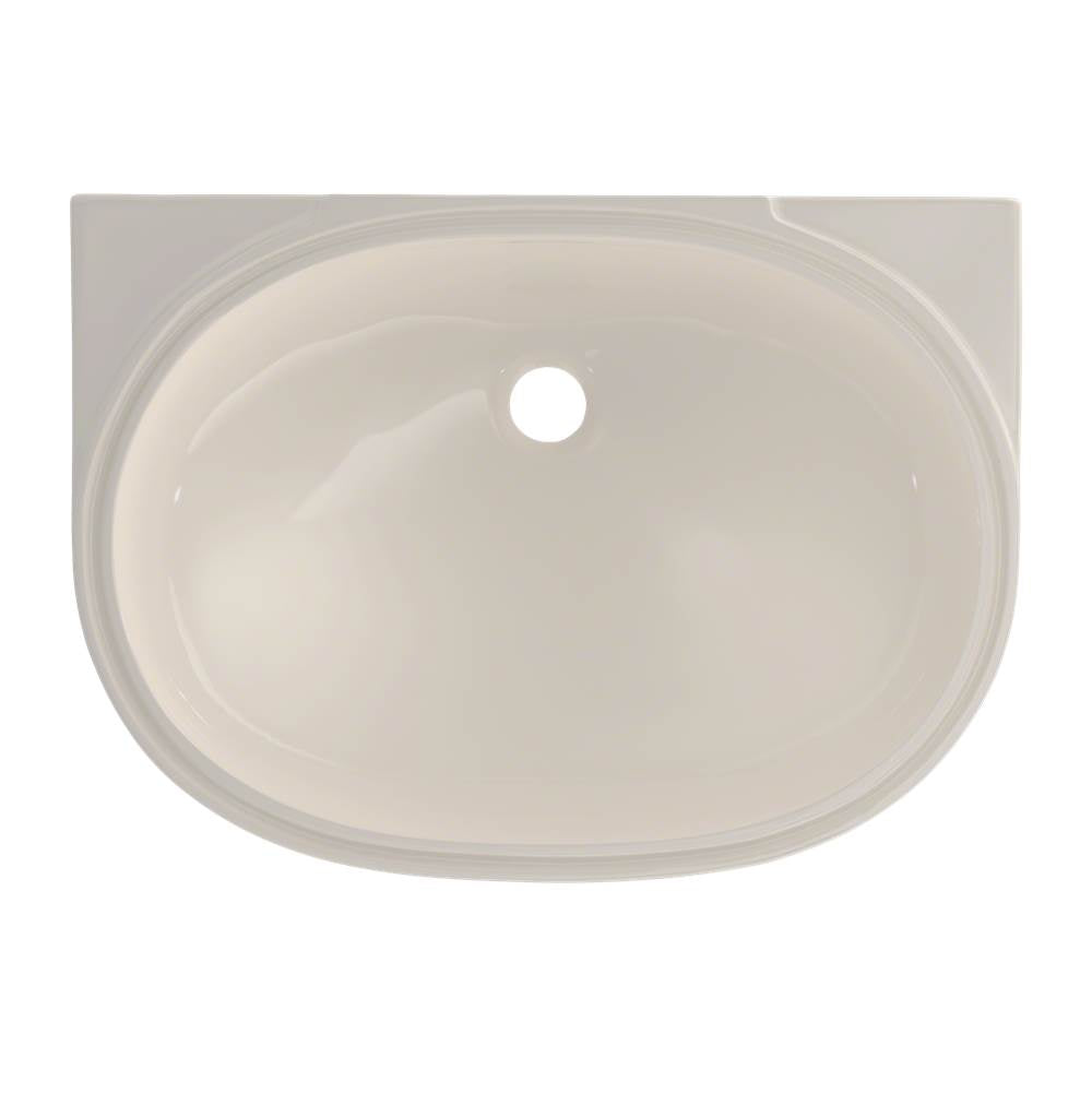 Toto Oval 19-11/16'' X 13-3/4'' Undermount Bathroom Sink With Cefiontect, Cotton White