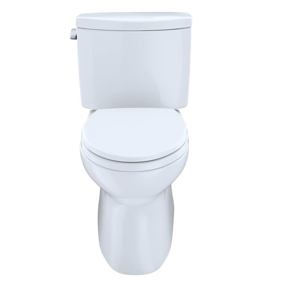 Toto Vespin II Two-Piece Elongated 1.28 Gpf Universal Height Skirted Design Toilet With Cefiontect, Cotton White
