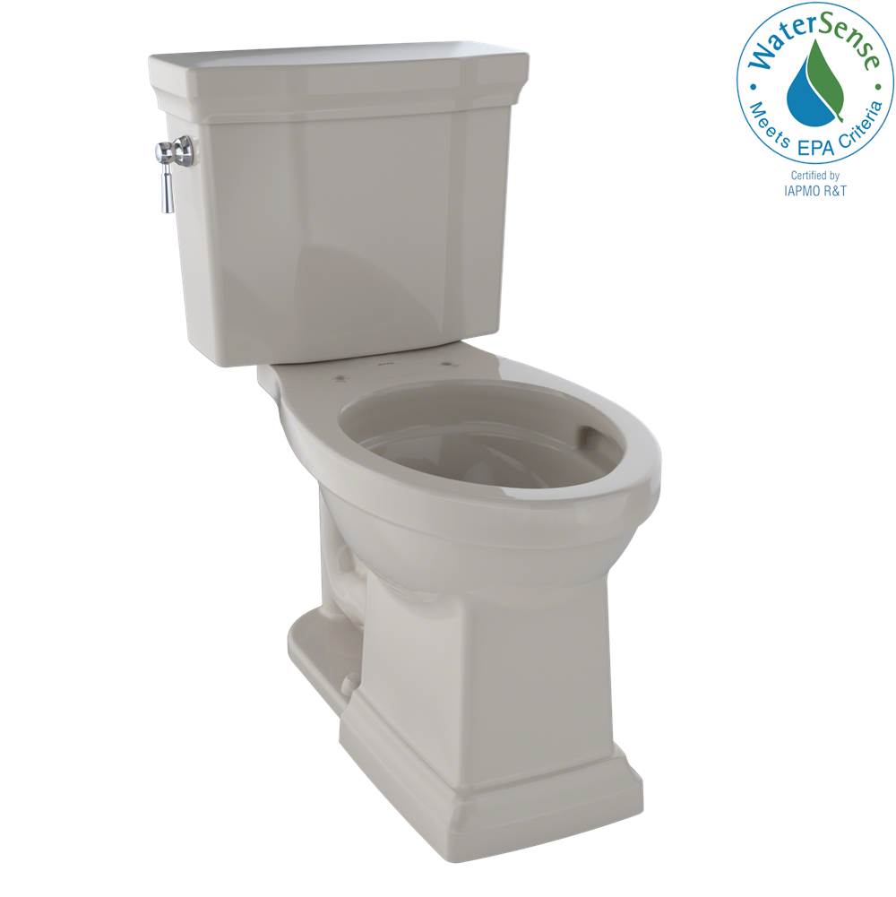 TOTO - Toto Promenade II Two-Piece Elongated 1.28 Gpf Universal Height Toilet With Cefiontect, Bone - Bone