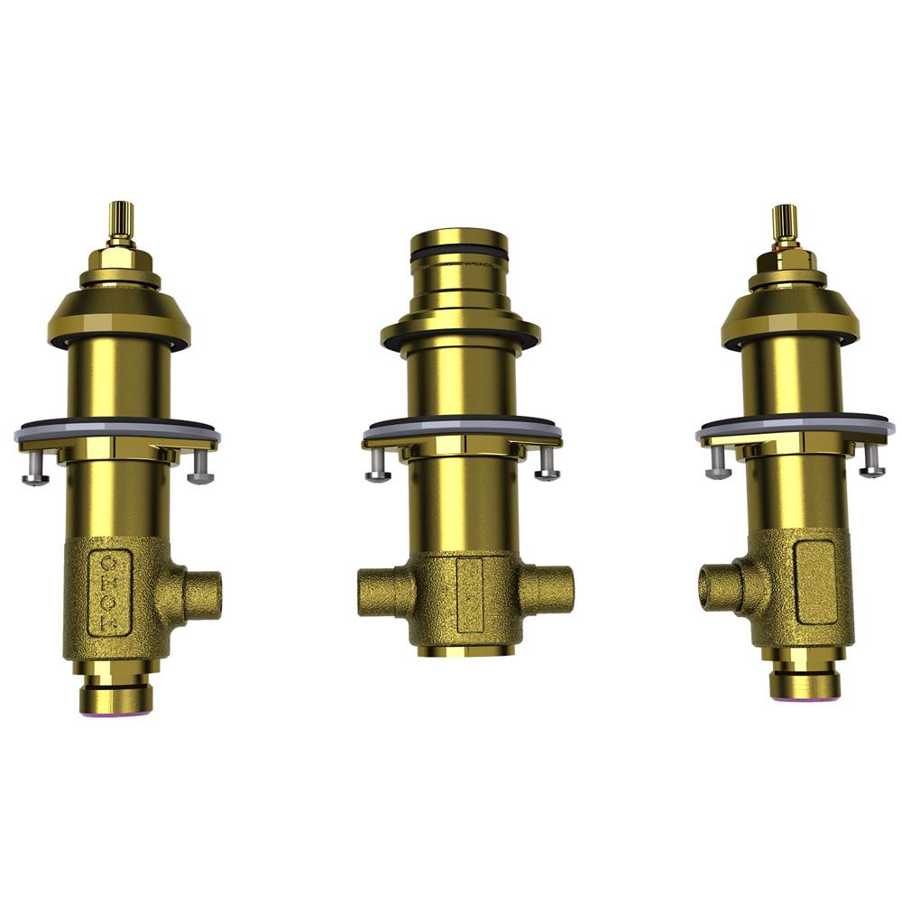 TOTO - Toto Three Hole Deck-Mount Roman Tub Filler Valve - Brass