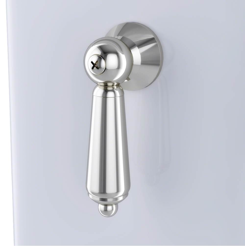 TOTO - Trip Lever (Side Mount) - Polished Nickel For Carrollton, Dartmouth, Promenade, Whitney Toilet Tank - Polished Nickel