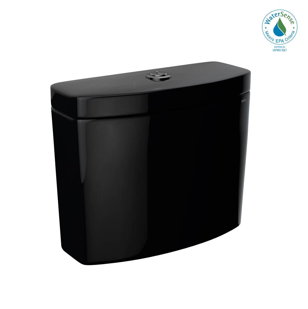 TOTO - Toto Aquia Iv Dual Flush 1.28 And 0.9 Gpf Toilet Tank Only With Washlet+ Auto Flush Compatibility, Ebony - Ebony