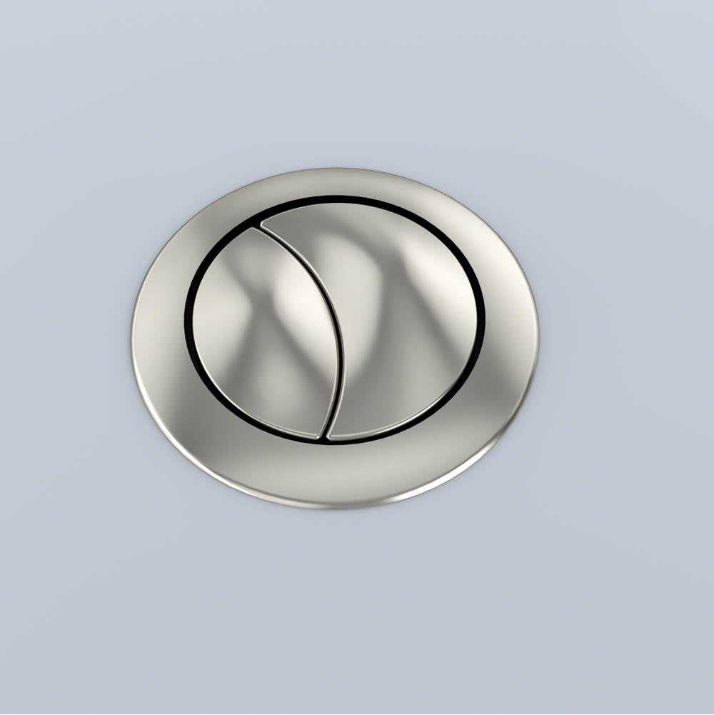 TOTO - Aquia Push Button Ms654 - 53Mm Spare Part - Brushed Nickel - Brushed Nickel