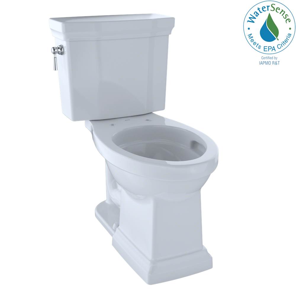 TOTO - Toto Promenade II 1G Two-Piece Elongated 1.0 Gpf Universal Height Toilet With Cefiontect, Cotton White - Cotton White