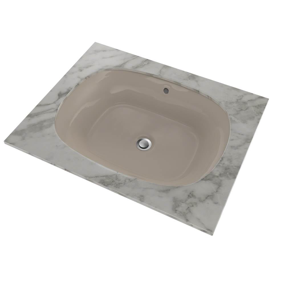 Toto MarisE 20-5/16'' X 15-9/16'' Oval Undermount Bathroom Sink With Cefiontect, Cotton White
