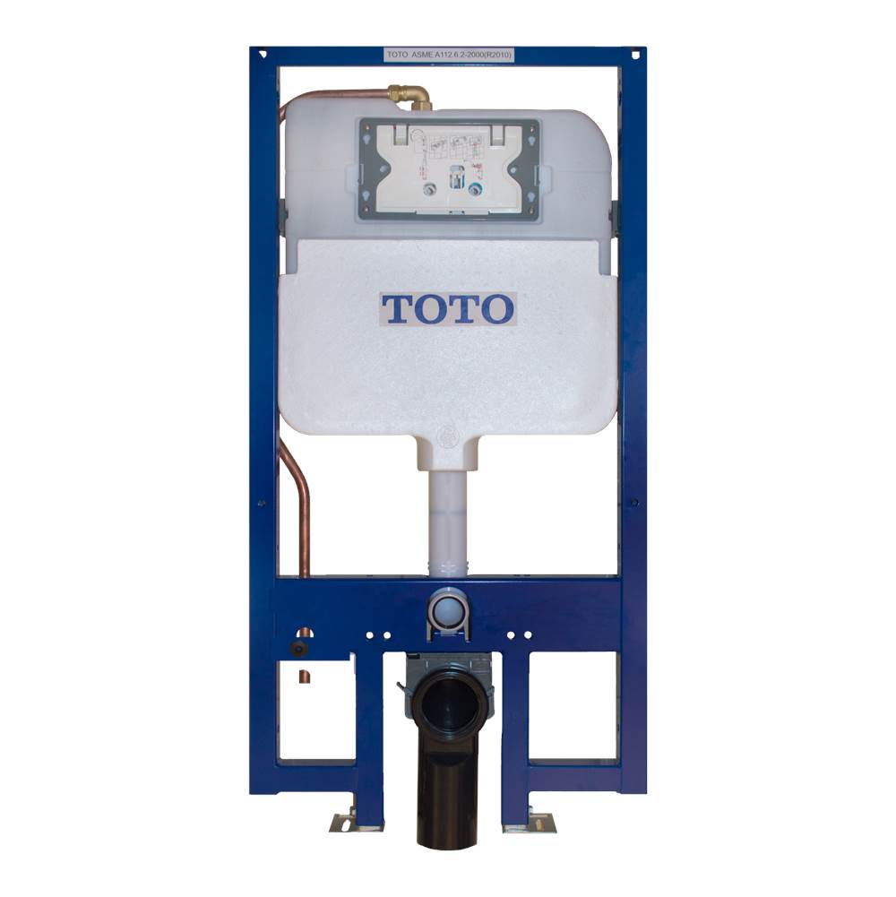 TOTO - Toto Duofit In-Wall Dual Flush 0.9 And 1.6 Gpf Tank System Copper Supply Line