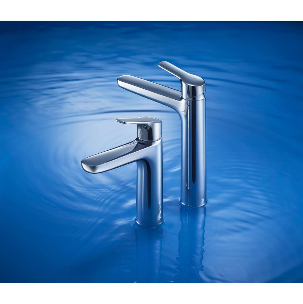 Toto Gs Series 1.2 Gpm Single Handle Bathroom Faucet For Semi-Vessel Sink With Comfort Glide Technology And Drain Assembly, Brushed Nickel