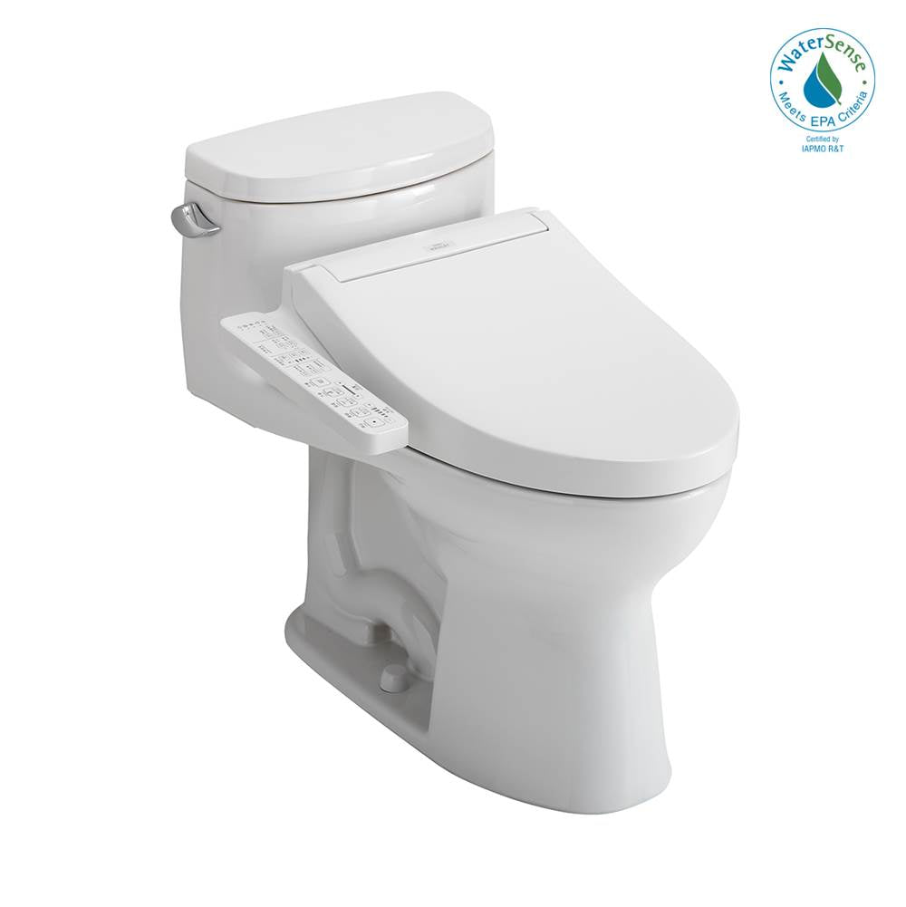 TOTO - Toto Washlet+ Supreme II One-Piece Elongated 1.28 Gpf Toilet And Washlet+ C2 Bidet Seat, Cotton White - Cotton White