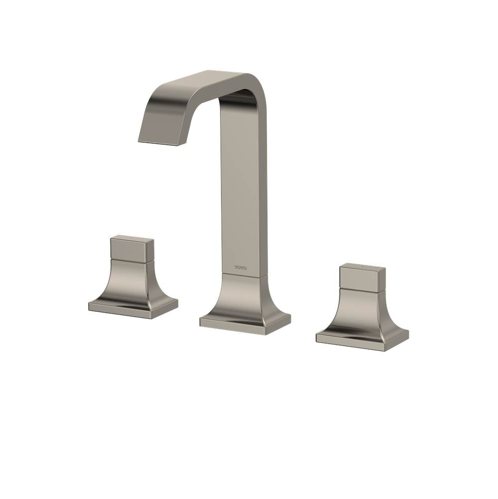 Toto Gc 1.2 Gpm Two Handle Widespread Bathroom Sink Faucet, Brushed Nickel