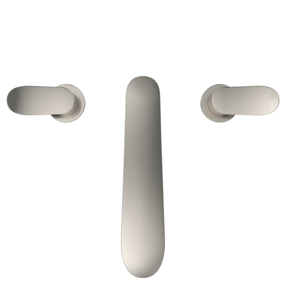 Toto Go Two-Handle Deck-Mount Roman Tub Filler Trim, Brushed Nickel