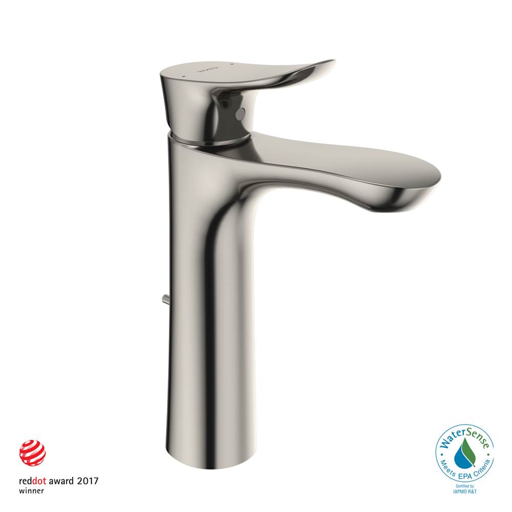 TOTO - Toto Go 1.2 Gpm Single Handle Semi-Vessel Bathroom Sink Faucet With Comfort GlideE Technology, Polished Nickel - Polished Nickel