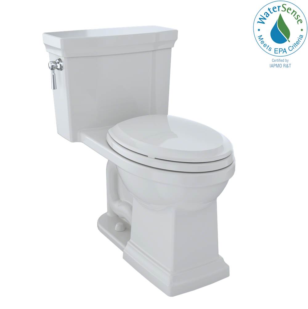 TOTO - TOTO Promenade II 1G One-Piece Elongated 1.0 GPF Universal Height Toilet with CEFIONTECT, Colonial White - Colonial White