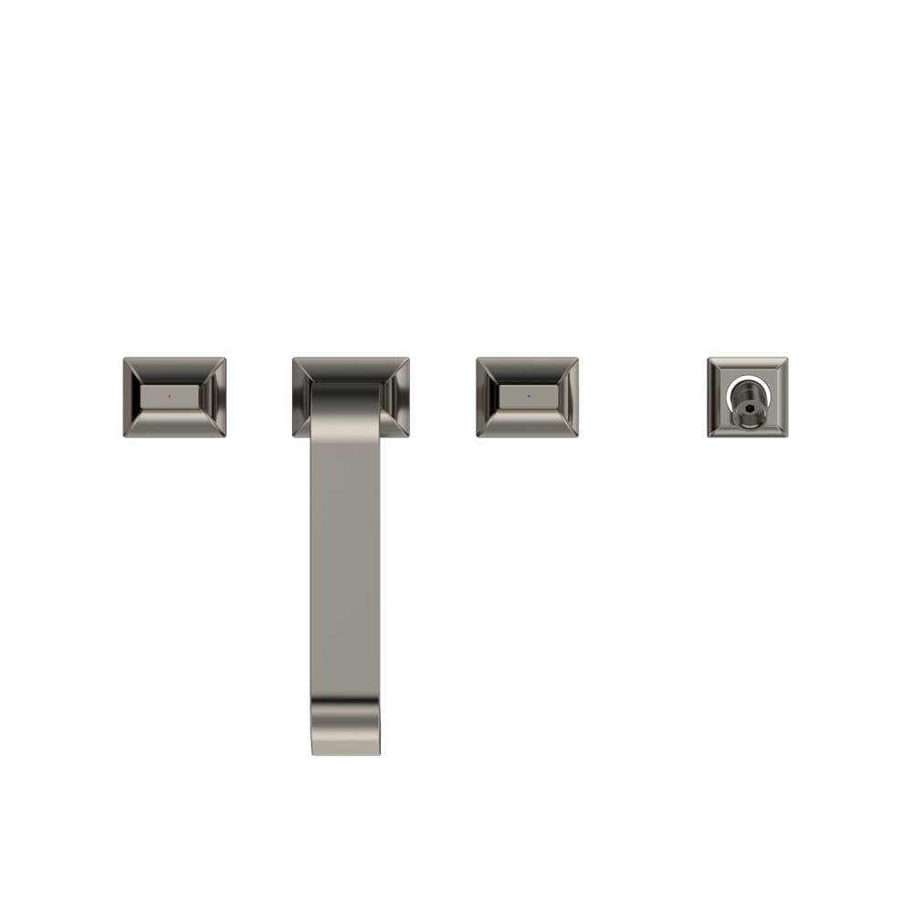 Toto Gc Two-Handle Deck-Mount Roman Tub Filler Trim With Handshower, Brushed Nickel