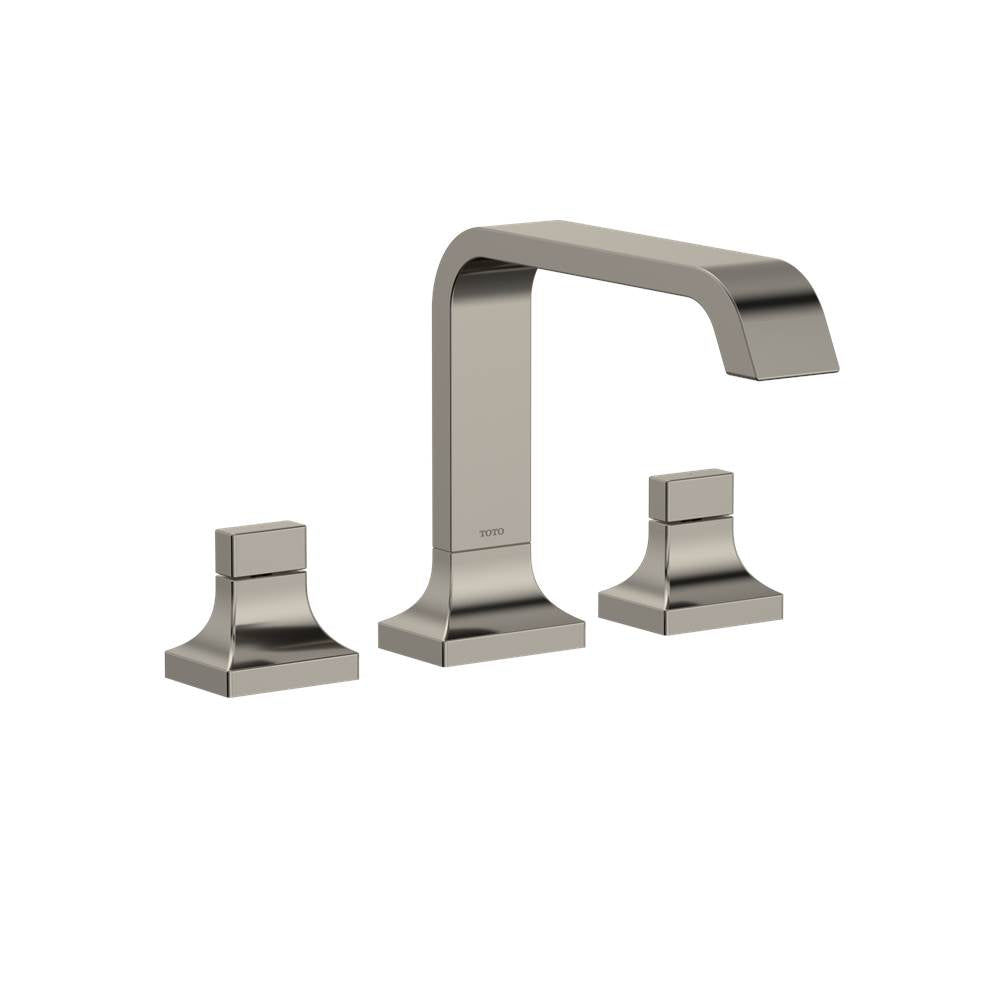 TOTO - Toto Gc Two-Handle Deck-Mount Roman Tub Filler Trim, Polished Nickel - Polished Nickel