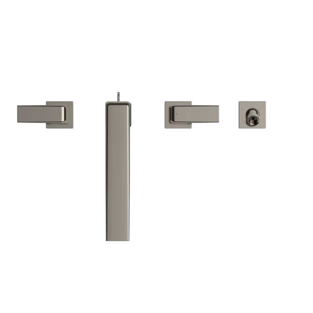 Toto Gb Two-Handle Deck-Mount Roman Tub Filler Trim With Handshower, Brushed Nickel