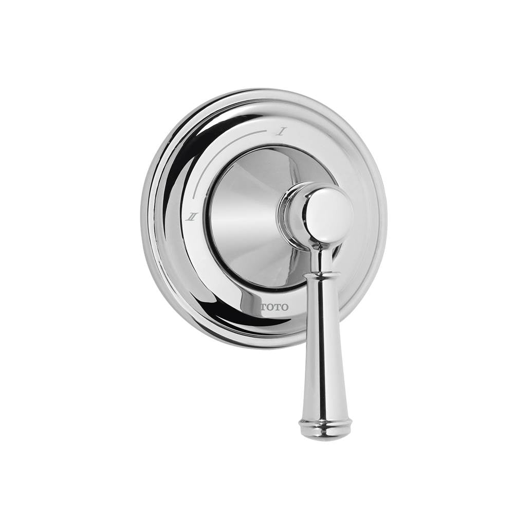 TOTO - Toto VivianE Lever Handle Two-Way Diverter Trim, Polished Chrome - Polished Chrome