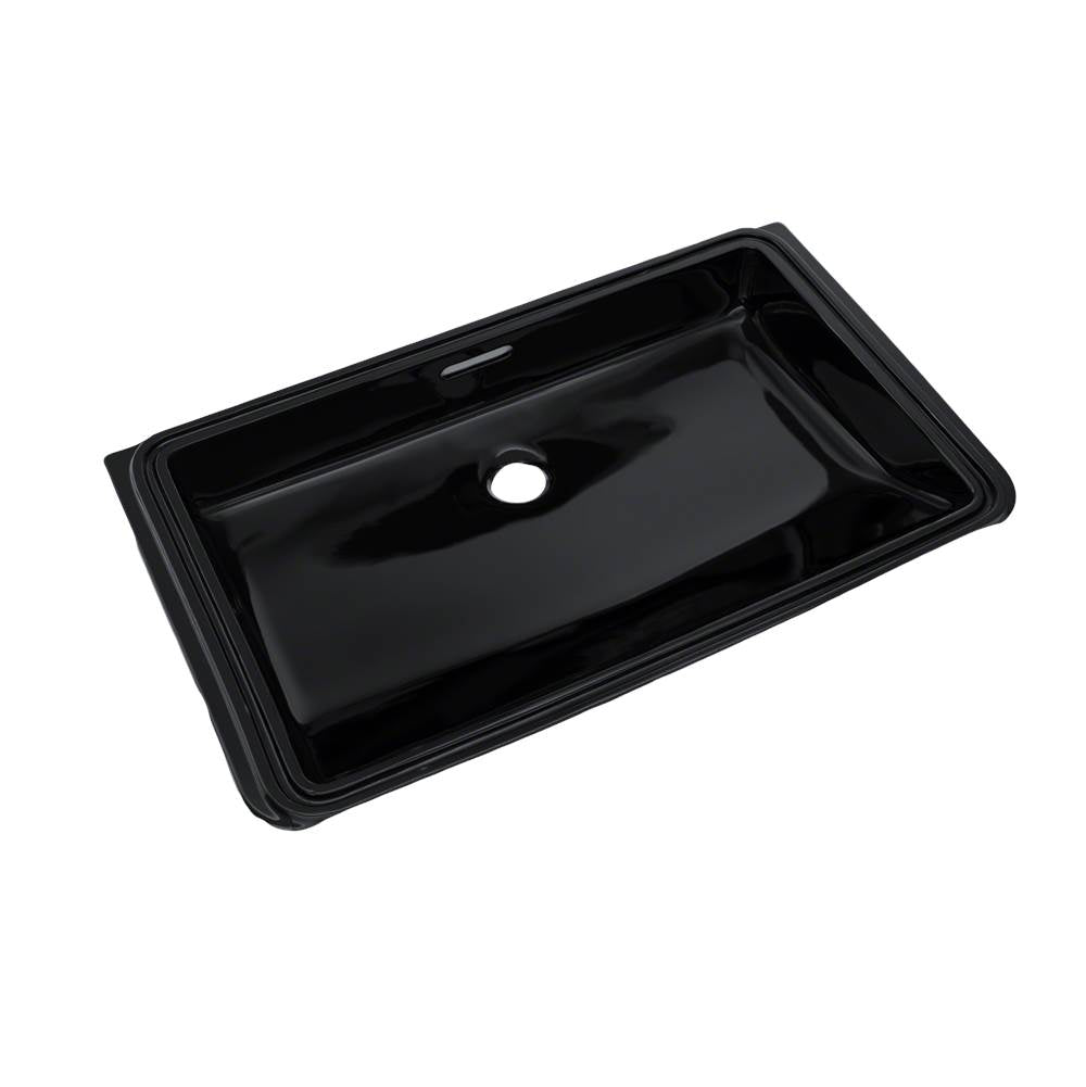 TOTO - Toto Rectangular Undermount Bathroom Sink, Ebony - Ebony