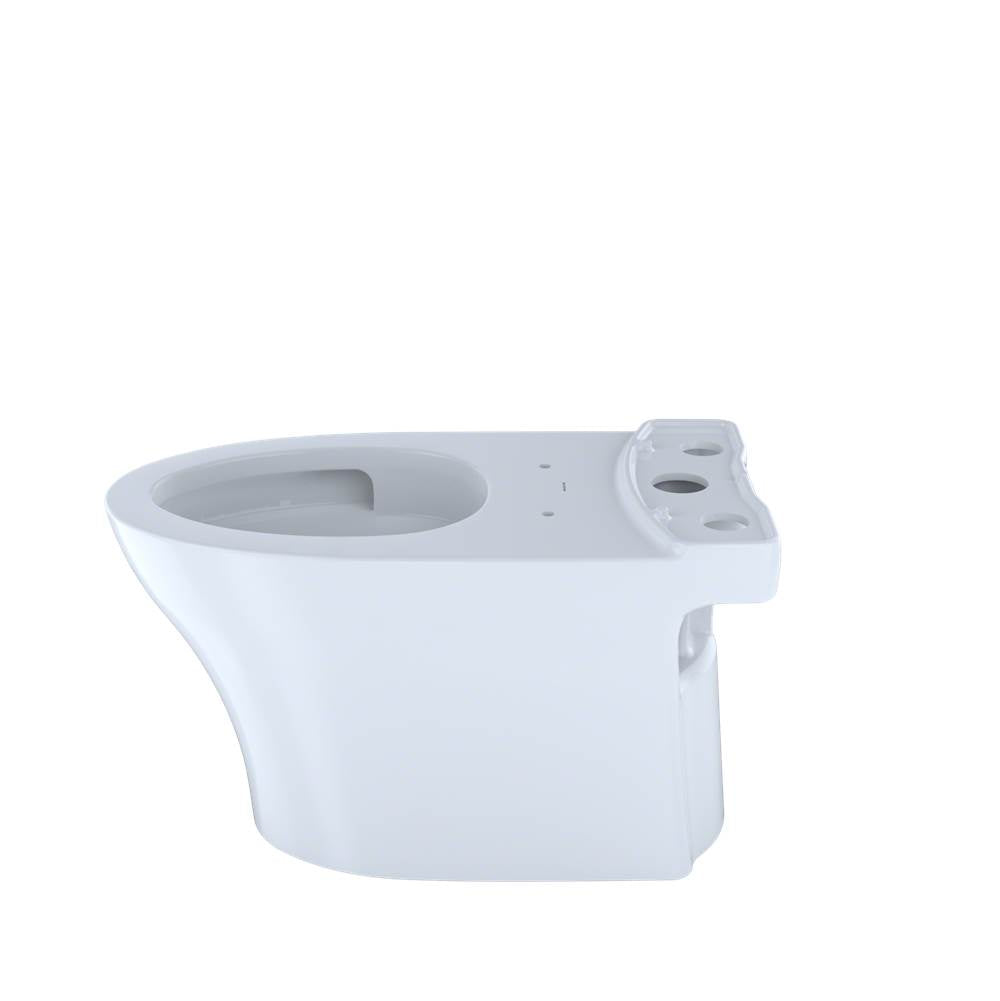 Aquia IV Elongated Skirted Toilet Bowl with CeFiONtect, Cotton White