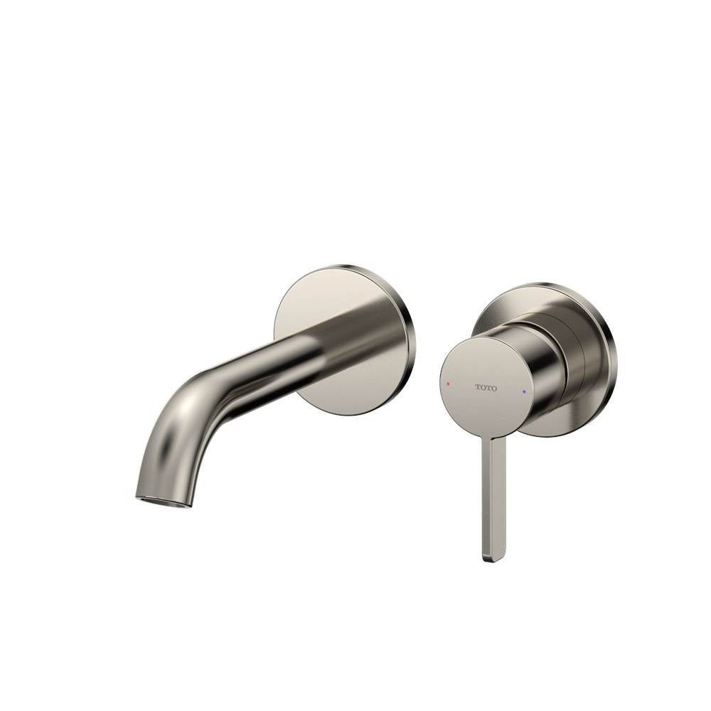 Toto Gf 1.2 Gpm Wall-Mount Single-Handle Bathroom Faucet With Comfort Glide Technology, Brushed Nickel