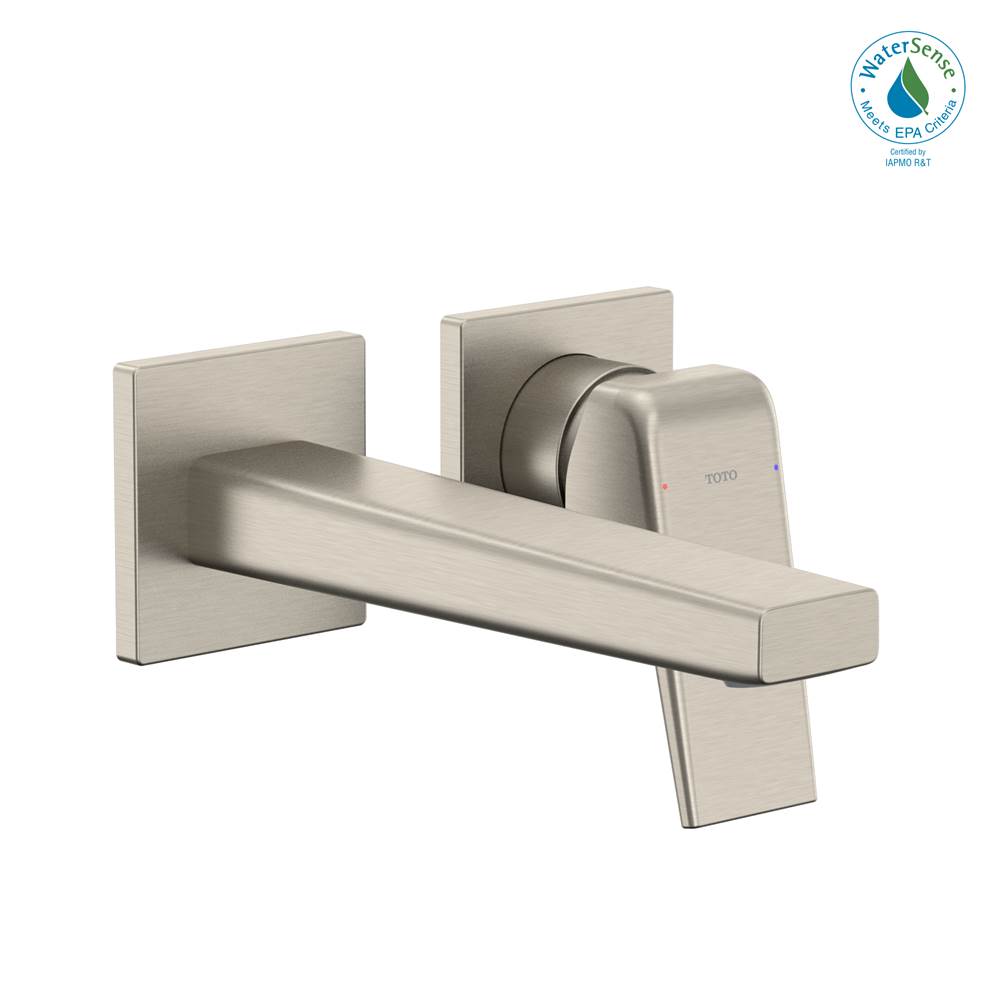 TOTO - Toto Gb 1.2 Gpm Wall-Mount Single-Handle Bathroom Faucet With Comfort Glide Technology, Brushed Nickel - Brushed Nickel