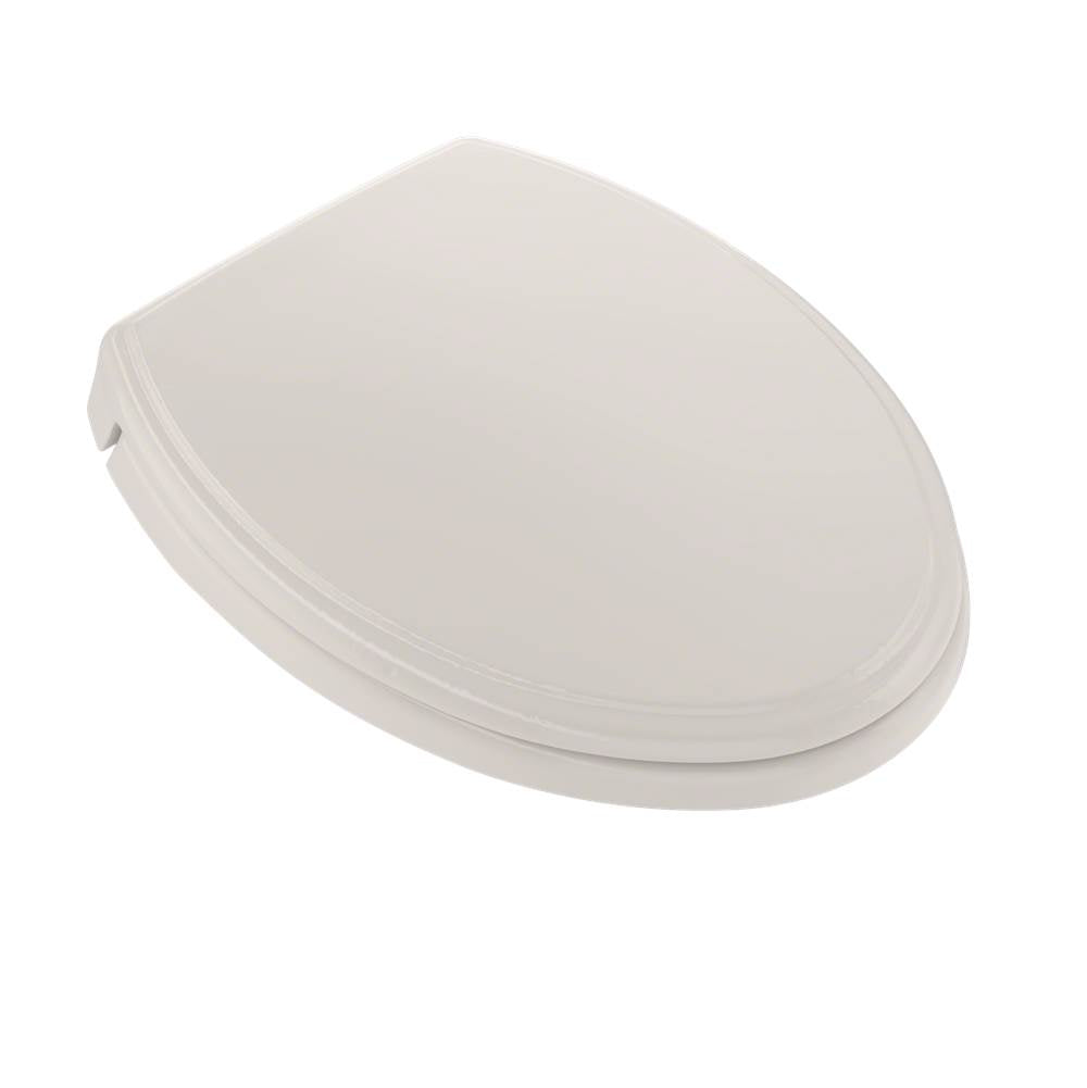 TOTO Traditional SoftClose Slow Close Elongated Toilet Seat and Lid, Cotton White