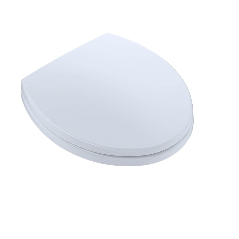 TOTO SoftCloseSlow Close Round Toilet Seat and Lid,Cotton White