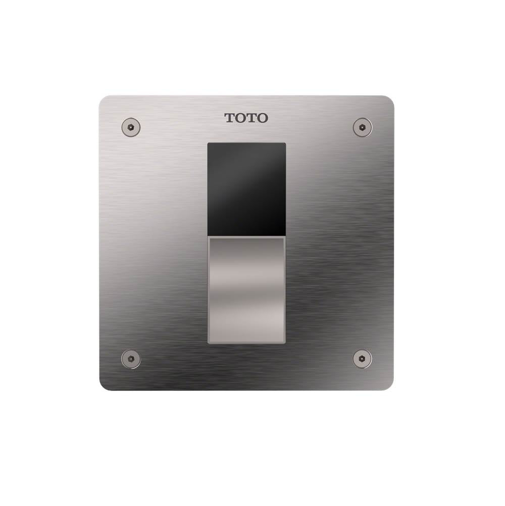 TOTO - Toto Ecopower Touchless 1.6 Gpf Toilet Flushometer Valve With 4 X 4 Inch Cover Plate, Stainless Steel - Stainless Steel