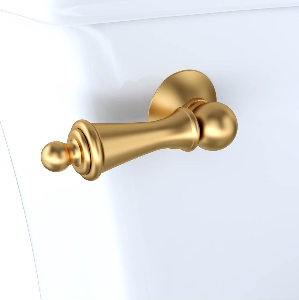 TOTO - Trip Lever - Satin Brass For Clayton Toilet - Satin Brass