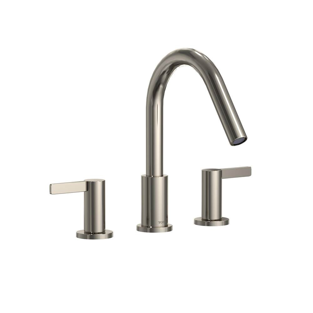 TOTO - Toto Gf Two Lever Handle Deck-Mount Roman Tub Filler Trim, Polished Nickel - Polished Nickel