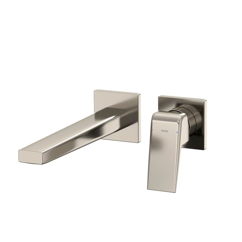 Toto Gb 1.2 Gpm Wall-Mount Single-Handle Long Bathroom Faucet With Comfort Glide Technology, Brushed Nickel