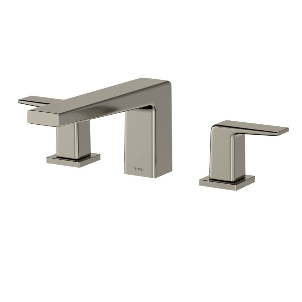 Toto Gb Two-Handle Deck-Mount Roman Tub Filler Trim, Brushed Nickel