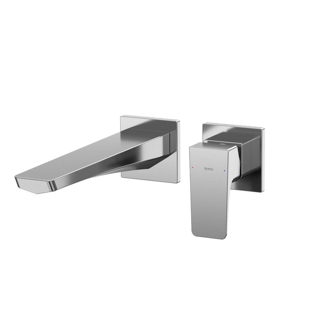 Toto Ge 1.2 Gpm Wall-Mount Single-Handle Long Bathroom Faucet With Comfort Glide Technology, Brushed Nickel