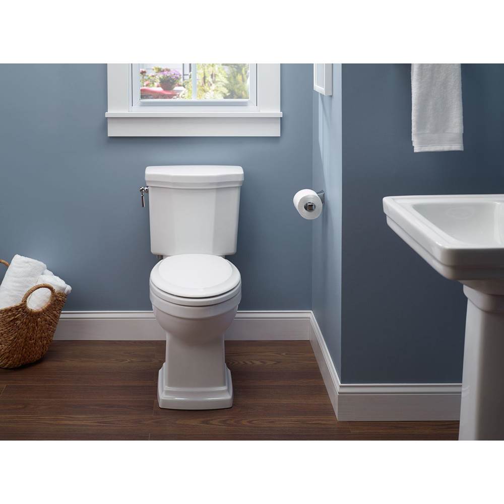 Toto Promenade II 1G Two-Piece Elongated 1.0 Gpf Universal Height Toilet With Cefiontect, Cotton White