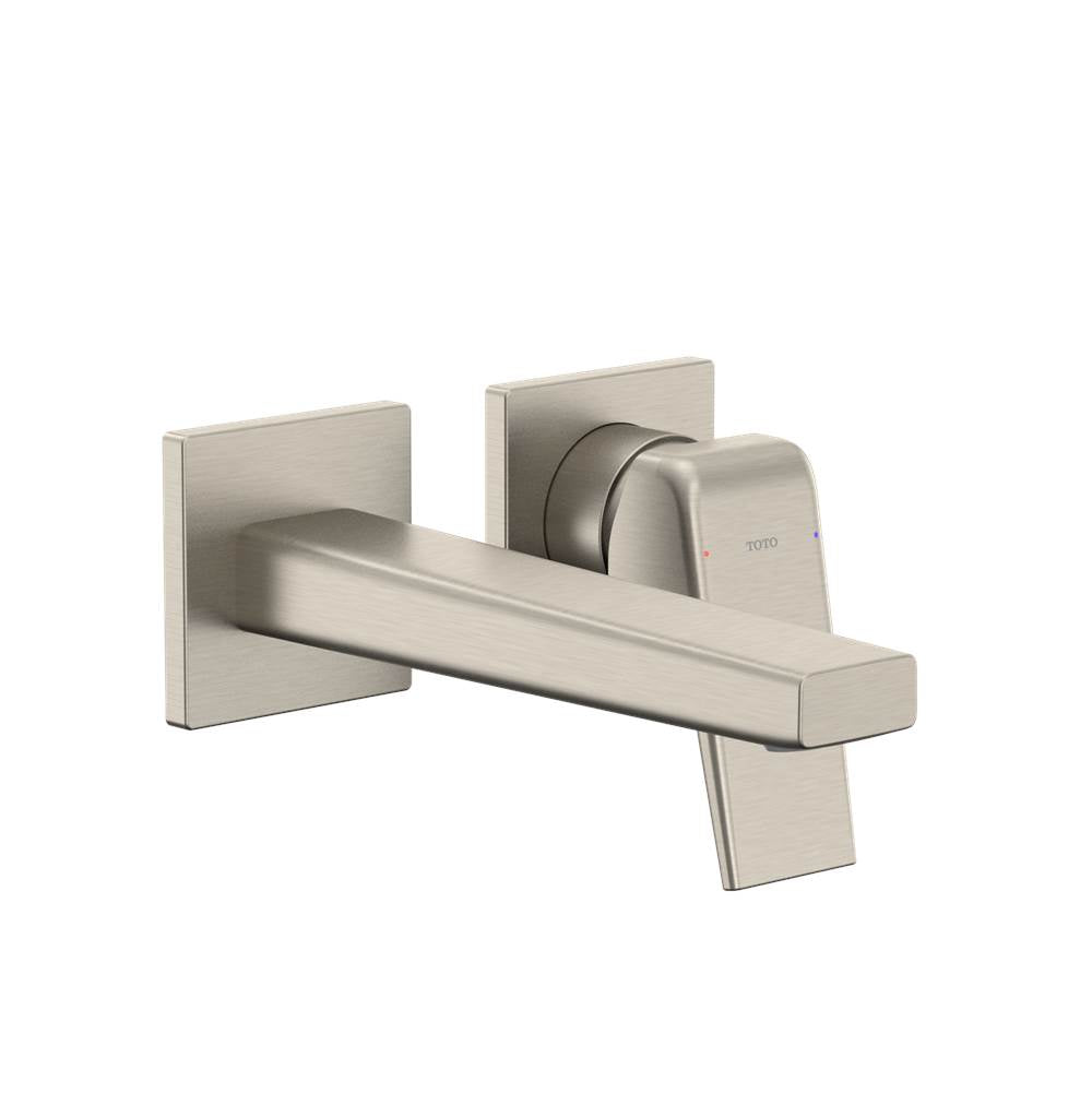 Toto Gb 1.2 Gpm Wall-Mount Single-Handle Bathroom Faucet With Comfort Glide Technology, Brushed Nickel