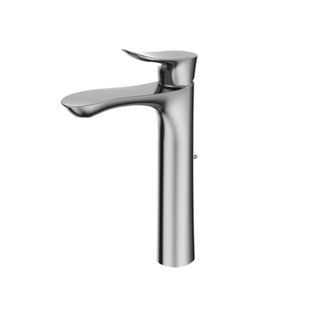 Toto Go 1.2 Gpm Single Handle Vessel Bathroom Sink Faucet With Comfort GlideE Technology, Brushed Nickel