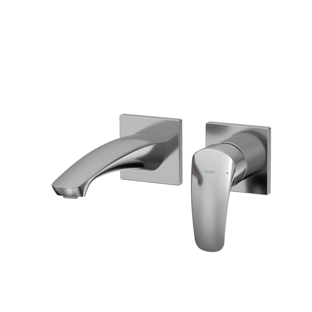 Toto Gm 1.2 Gpm Wall-Mount Single-Handle Bathroom Faucet With Comfort Glide Technology, Brushed Nickel