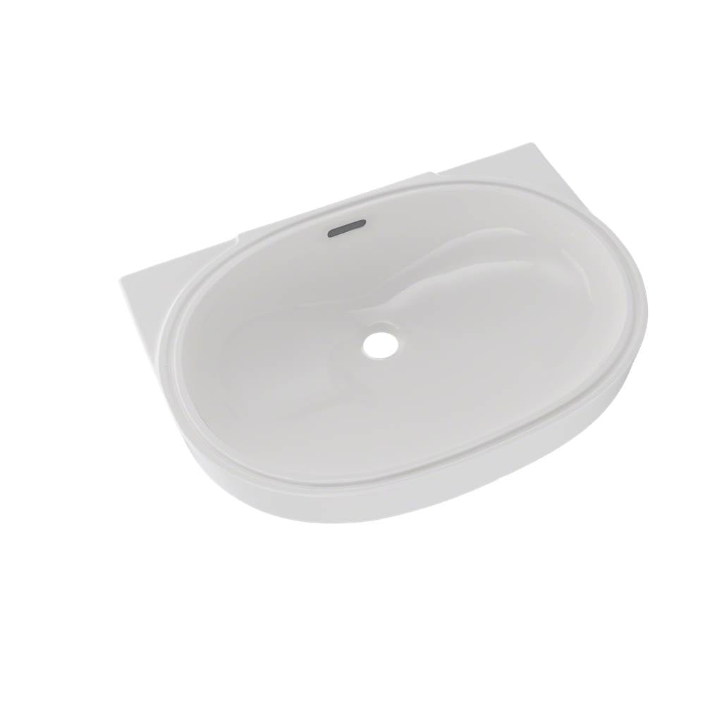TOTO - Toto Oval 19-11/16'' X 13-3/4'' Undermount Bathroom Sink With Cefiontect, Colonial White - Colonial White