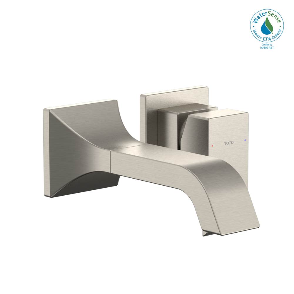 TOTO - Toto Gc 1.2 Gpm Wall-Mount Single-Handle Bathroom Faucet With Comfort Glide Technology, Brushed Nickel - Brushed Nickel